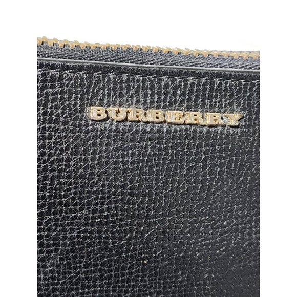 Authentic BURBERRY Grain Calfskin Small Crossbody Bag Black - Picture 11 of 15